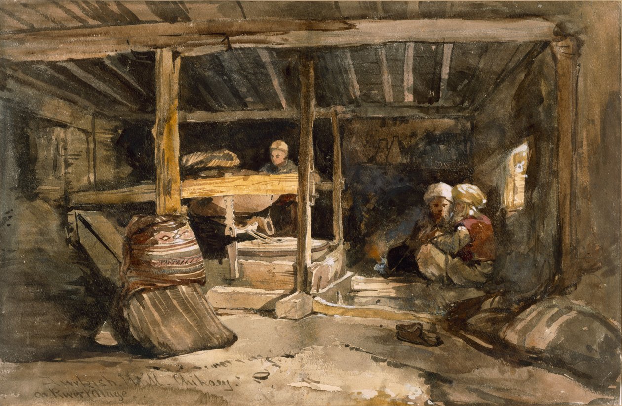 Egy török malom, Chikaey alkotó: William James Muller