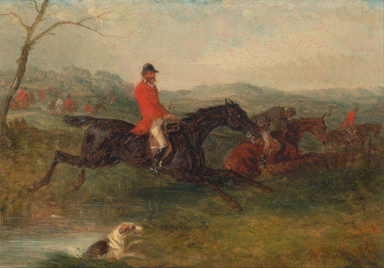Rókavadászat- patak tisztítása alkotó: William Joseph Shayer