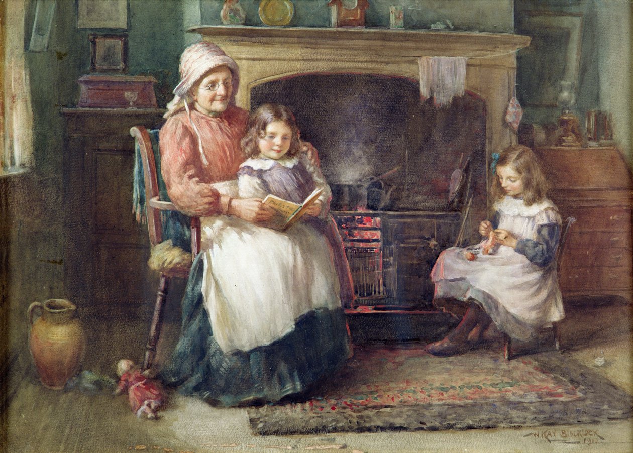 Bedtime Story, 1910 alkotó: William Kay Blacklock