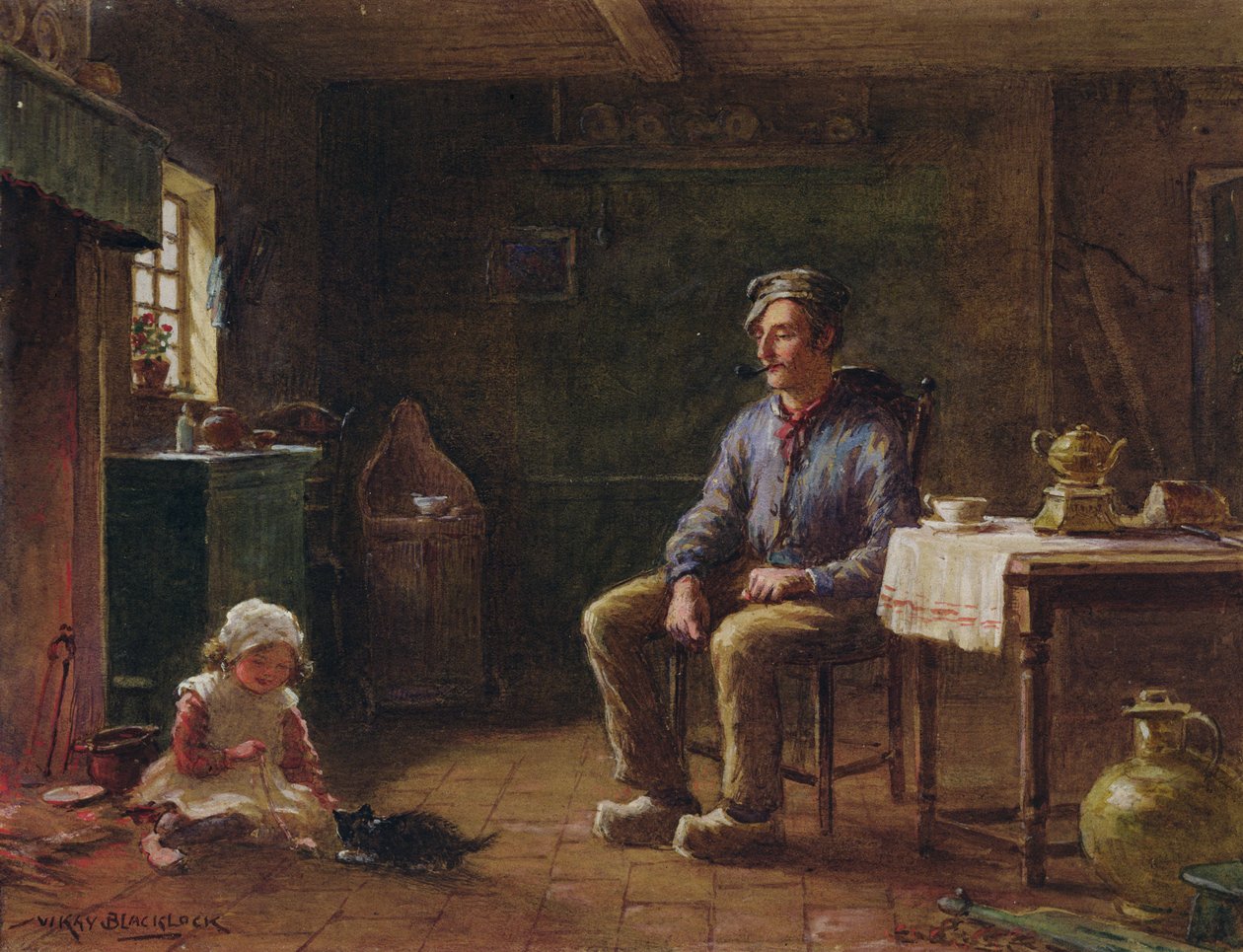 Etetési idő alkotó: William Kay Blacklock
