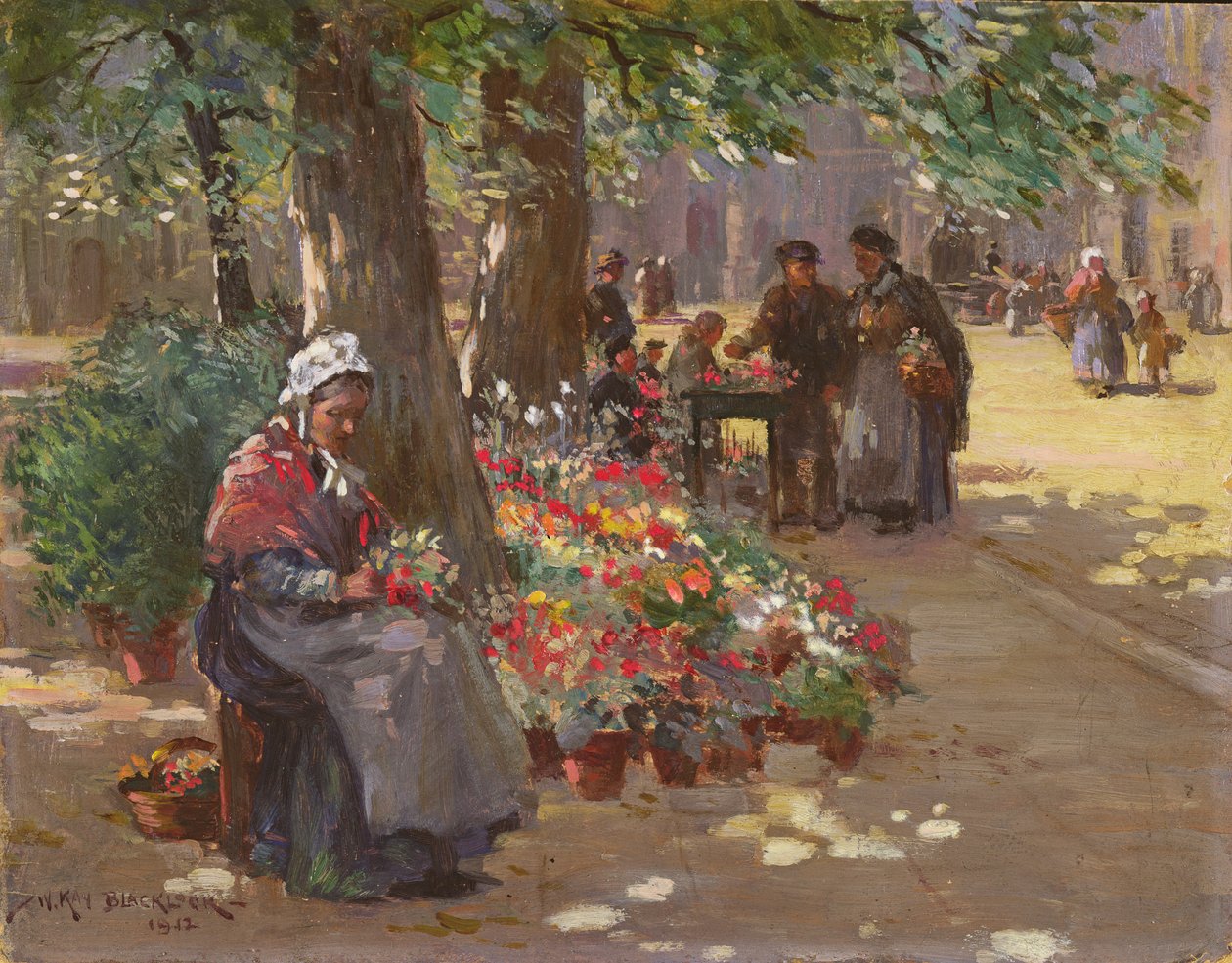 A virágárus, 1912 alkotó: William Kay Blacklock