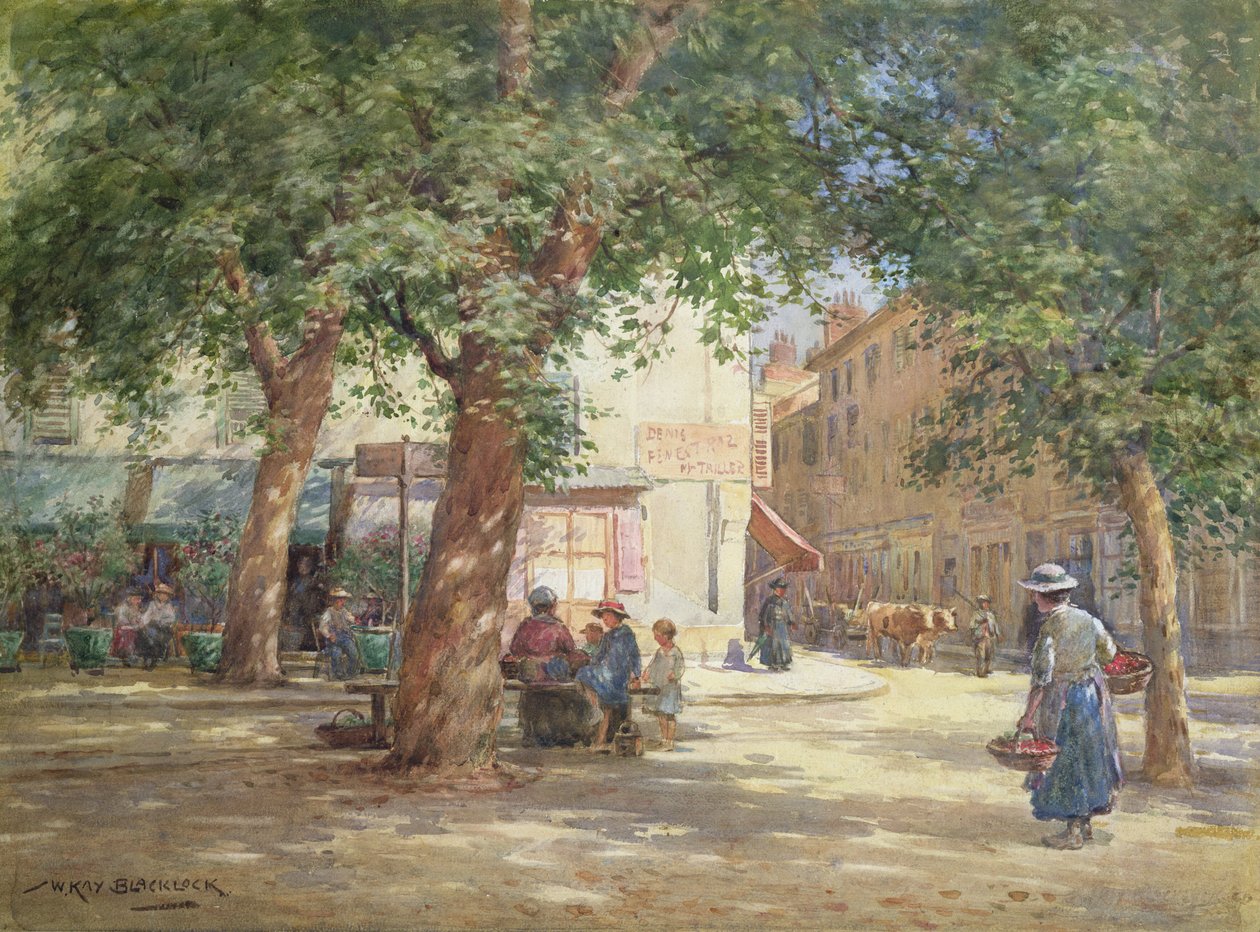 A Piactér alkotó: William Kay Blacklock