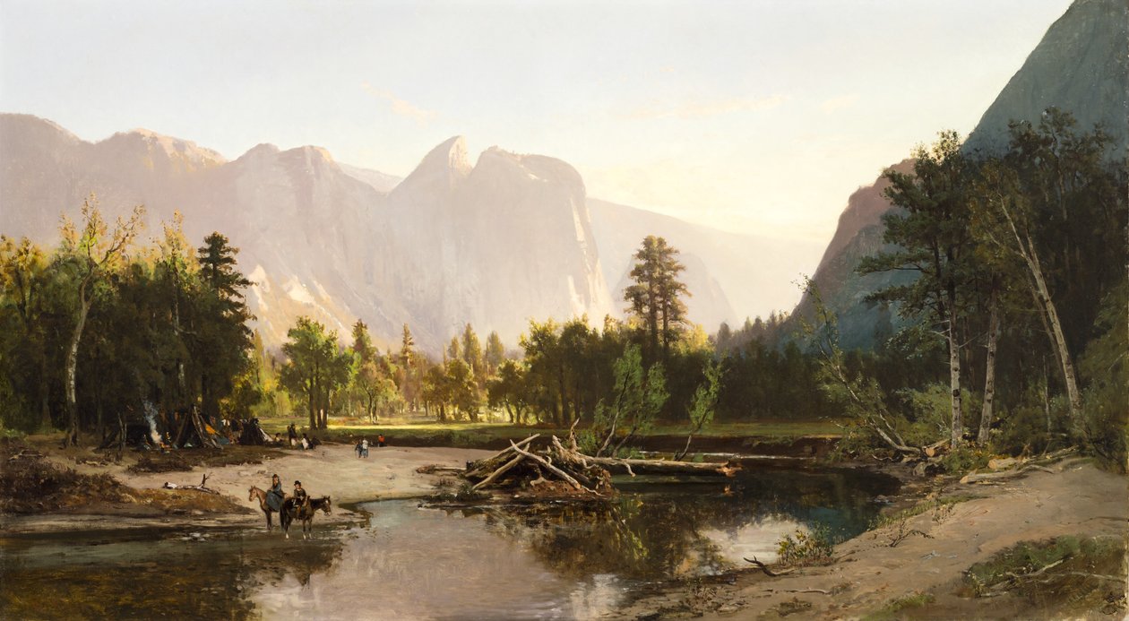 Yosemite-völgy, 1875 alkotó: William Keith