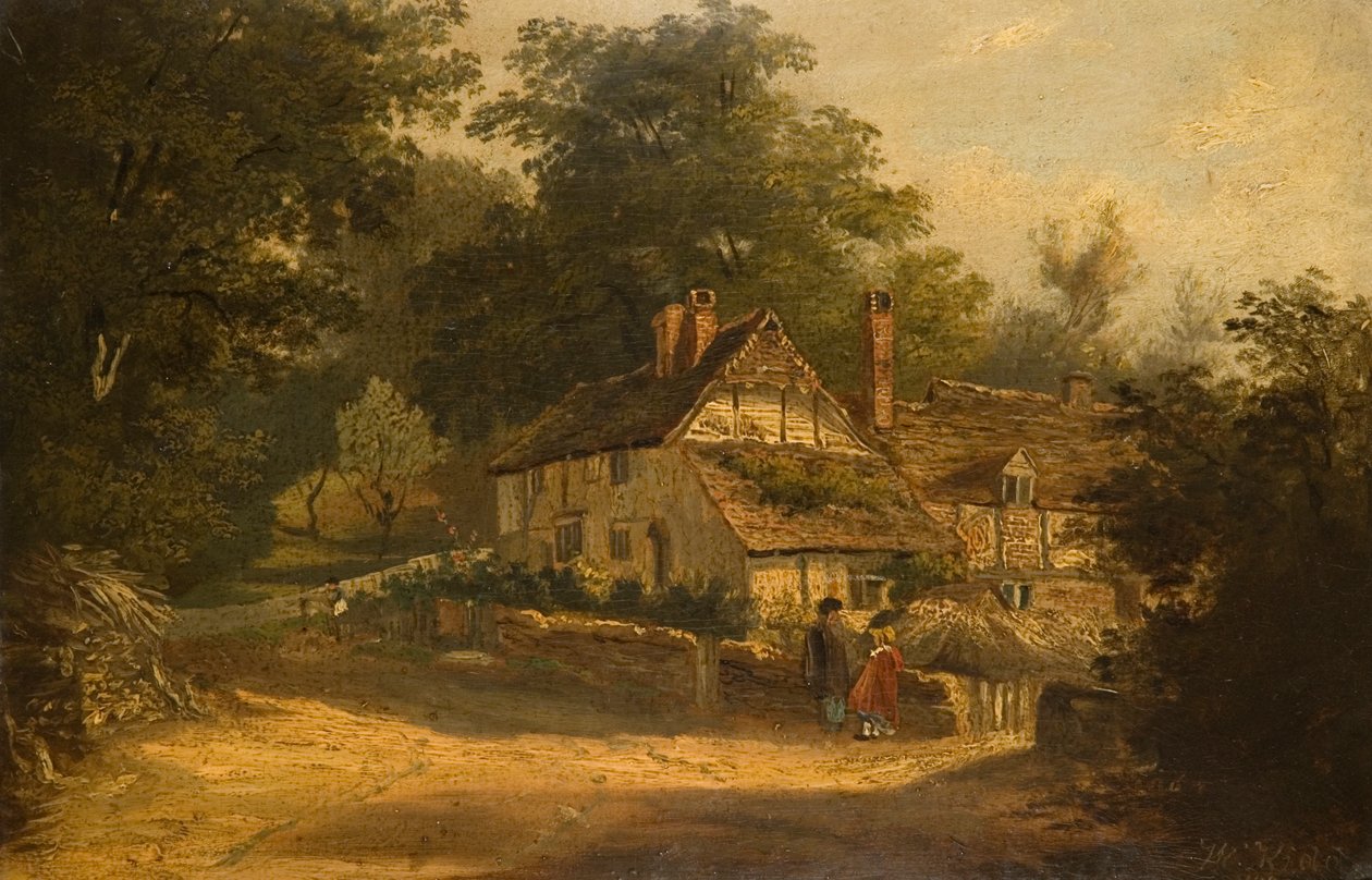 Régi nyaralók Petersfieldben, 1820 alkotó: William Kidd