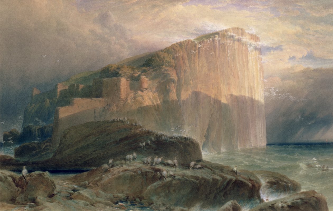 The Bass Rock, East Lothian, 1870 alkotó: William Leighton Leitch