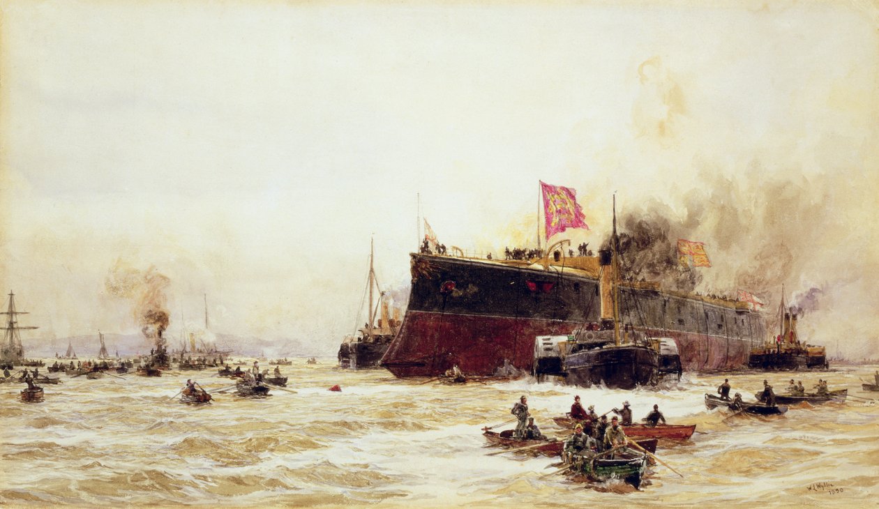 Egy titán születése, 1890 alkotó: William Lionel Wyllie