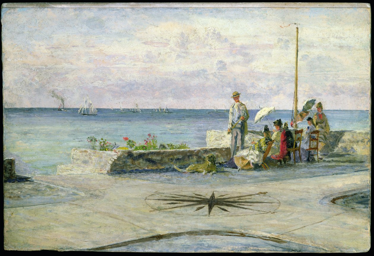 Boulogne a tenger mellett alkotó: William Lionel Wyllie