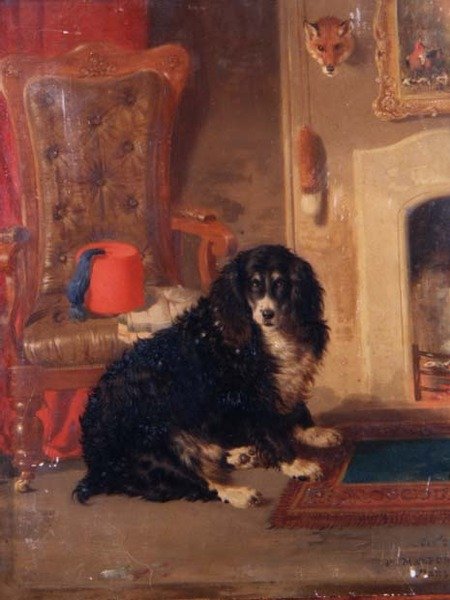 Mesterszéke által, 1850 (panel) alkotó: William Malbon