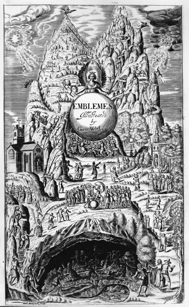 Előlap George Wither „Emblems” című művéhez, 1635 alkotó: William Marshall