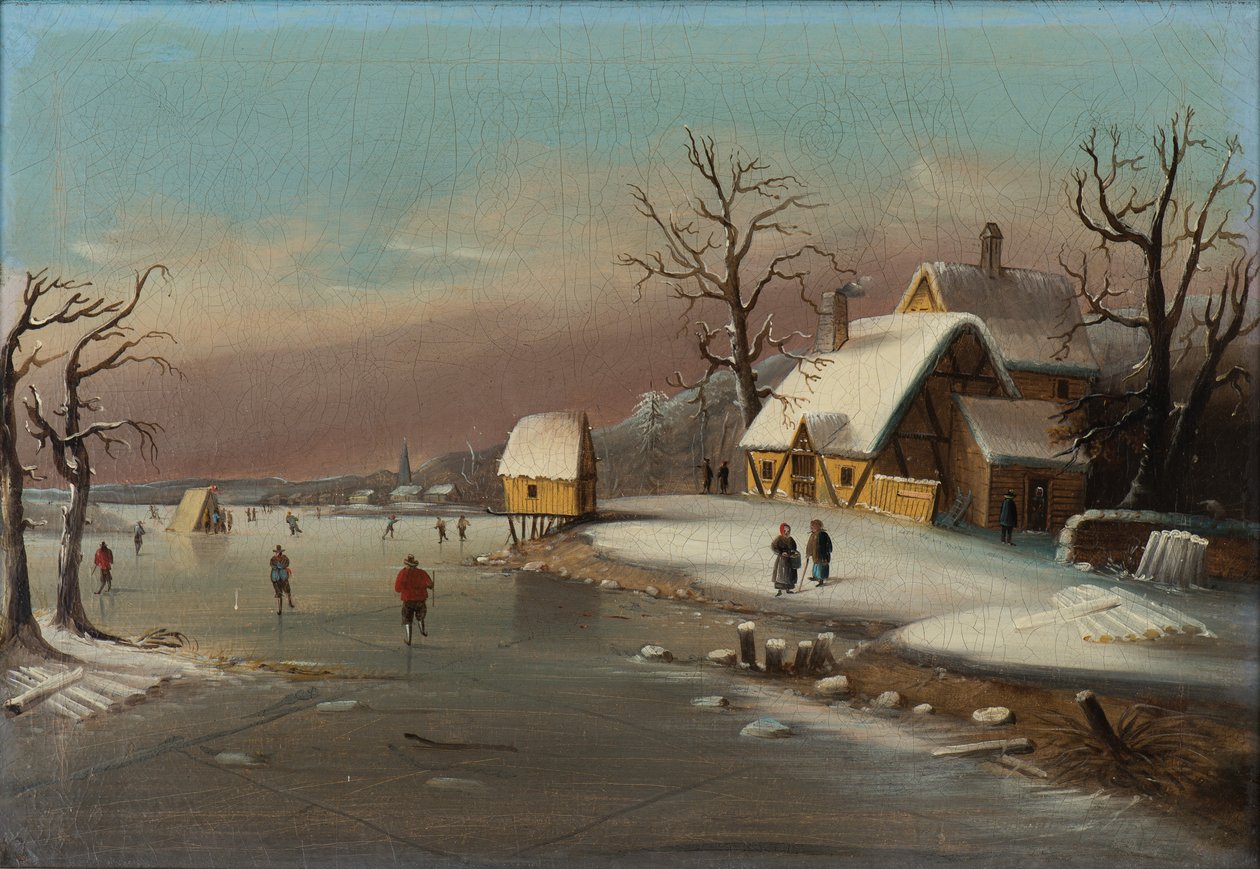 Játékok a jégen, 1855 alkotó: William Matthew Prior