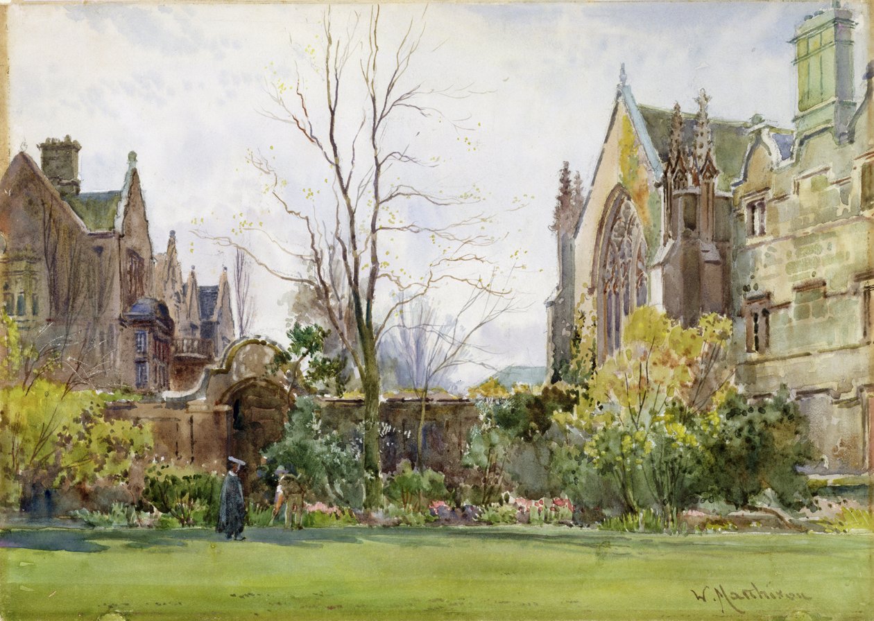 Radcliffe Quad, University College, Oxford (wc) alkotó: William Matthison
