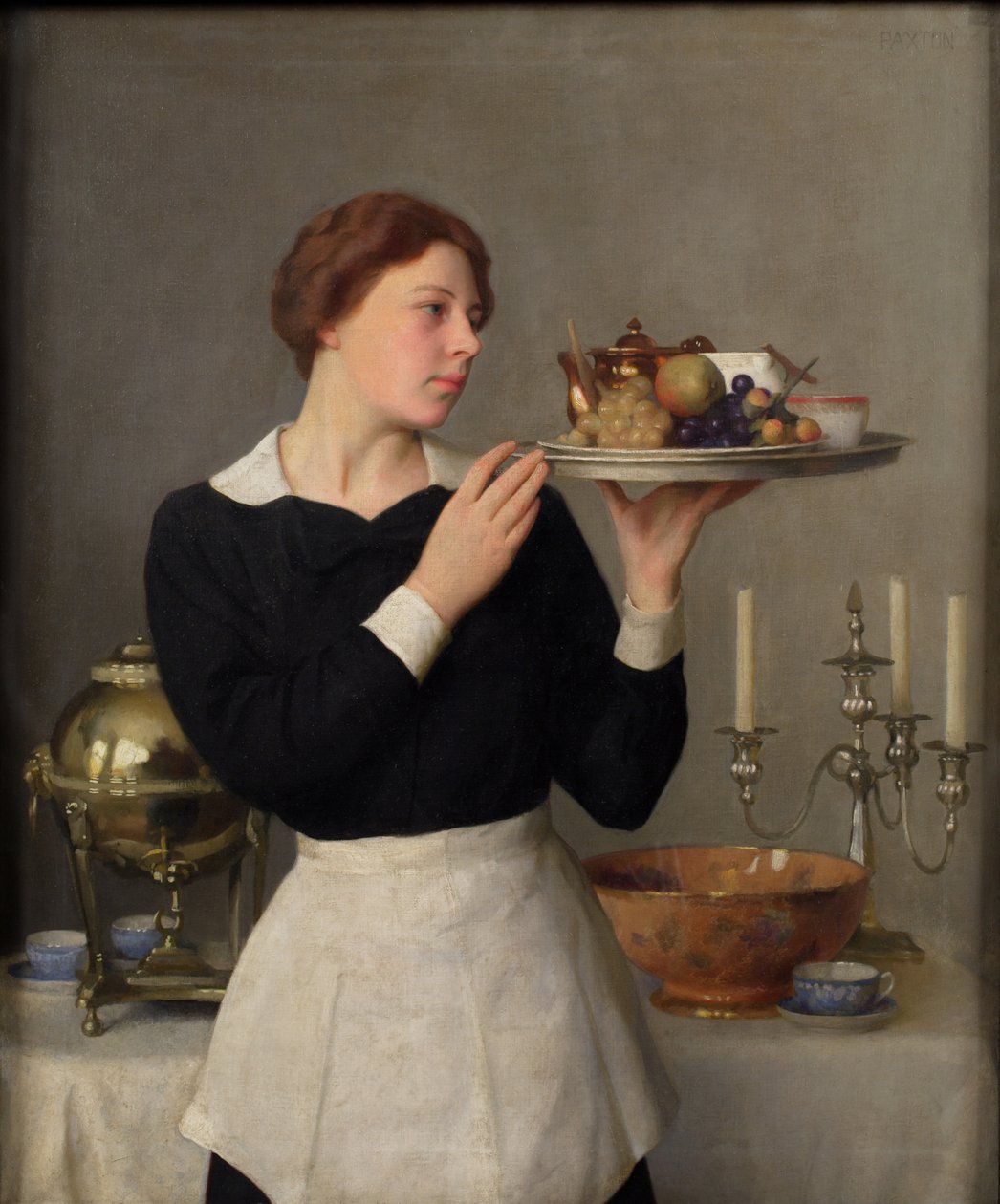 A pincérnő, 1923 alkotó: William McGregor Paxton