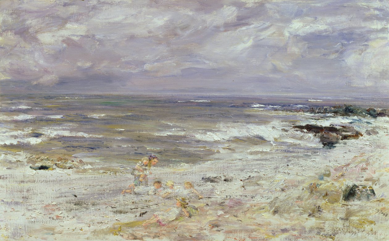 Törött időjárás – Finomra változik, 1908 alkotó: William McTaggart