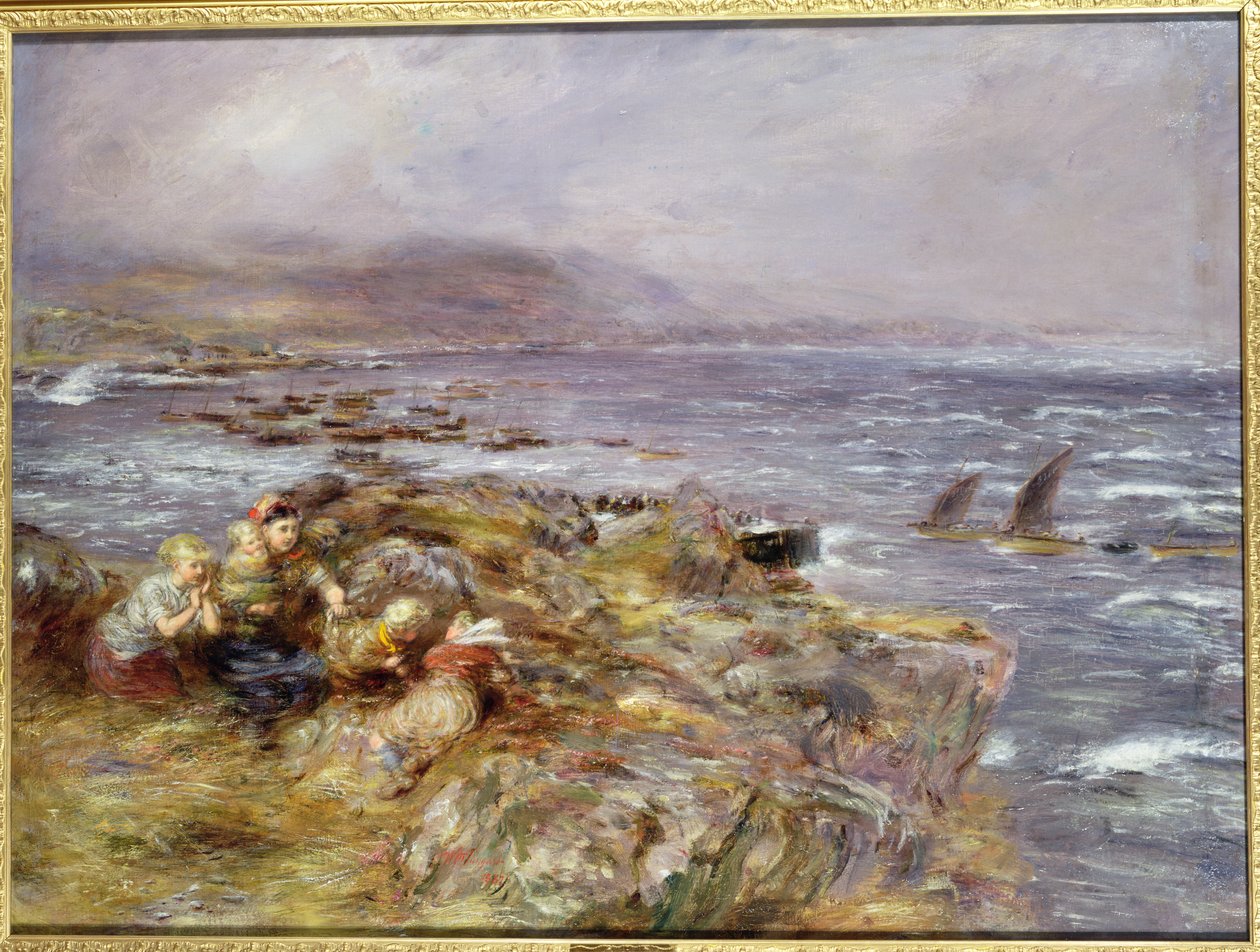 Menedékért futás alkotó: William McTaggart