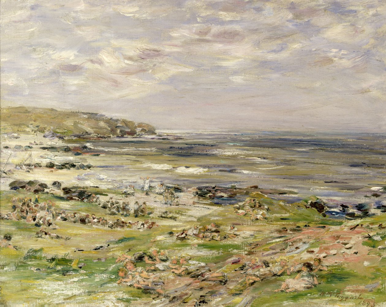Tanulmány Szent Kolumba prédikációjához, Iona, Belső-Hebridák (lásd: 50689) alkotó: William McTaggart