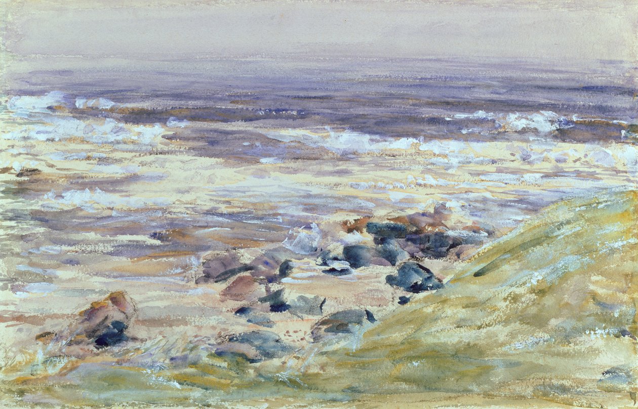 Amikor St. Columba leszállt, 1904 (wc papíron) alkotó: William McTaggart