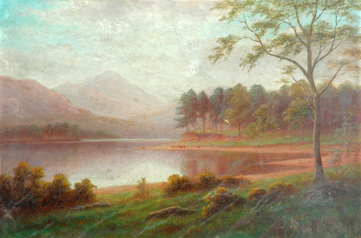 Browmill Point, Derwentwater, Cumberland alkotó: William Mellor