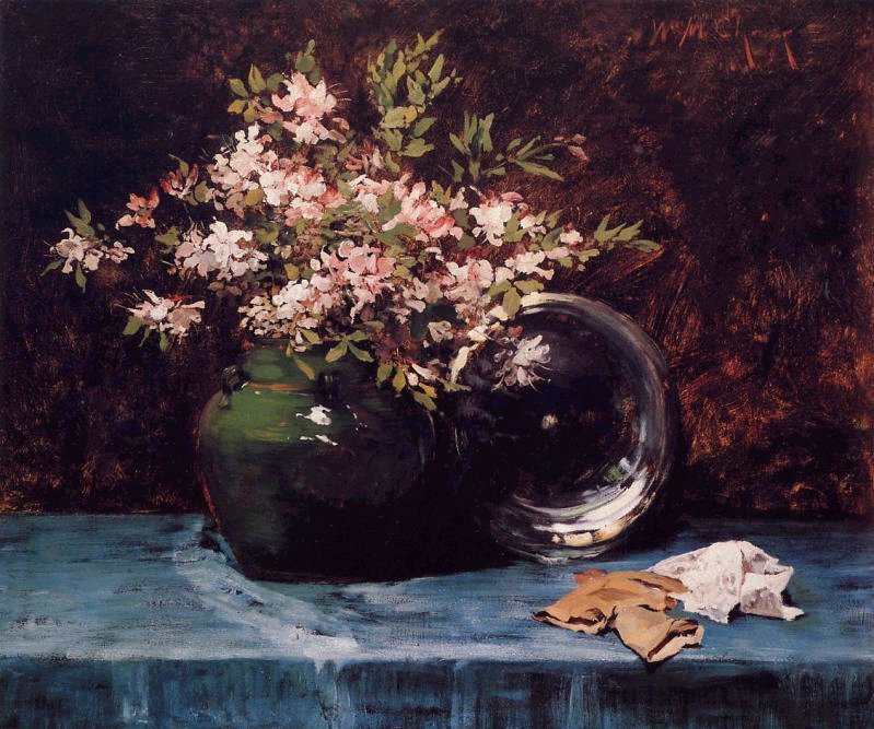 azaleasn alkotó: William Merritt Chase
