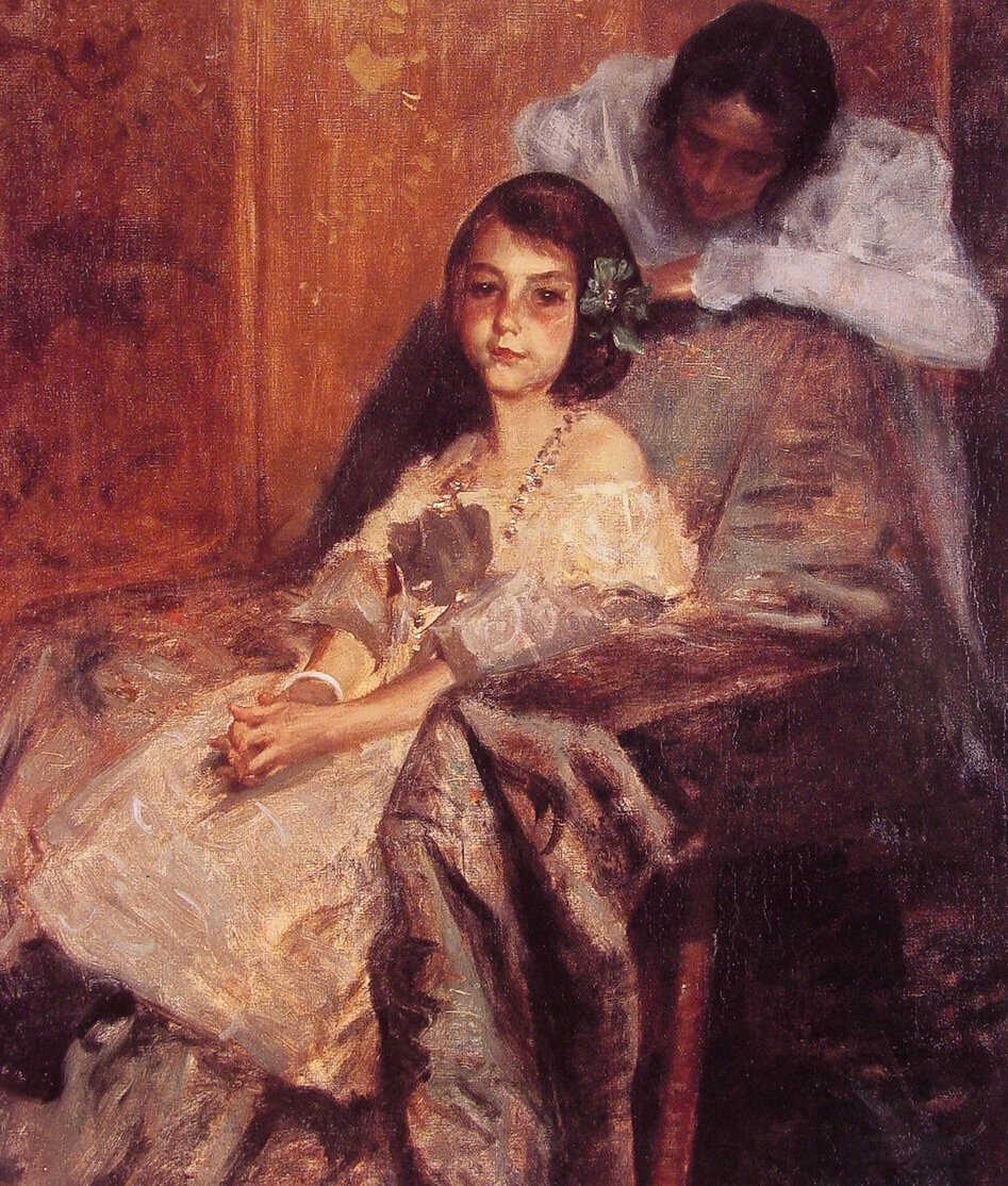 Dorothy és nővére alkotó: William Merritt Chase