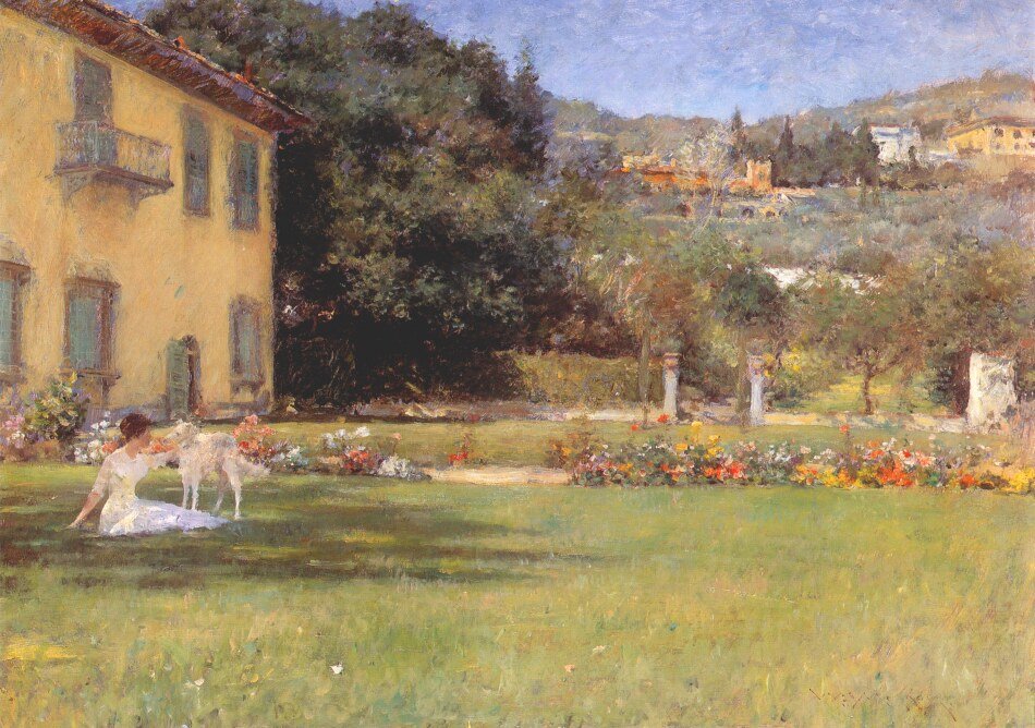 Jó barátok alkotó: William Merritt Chase