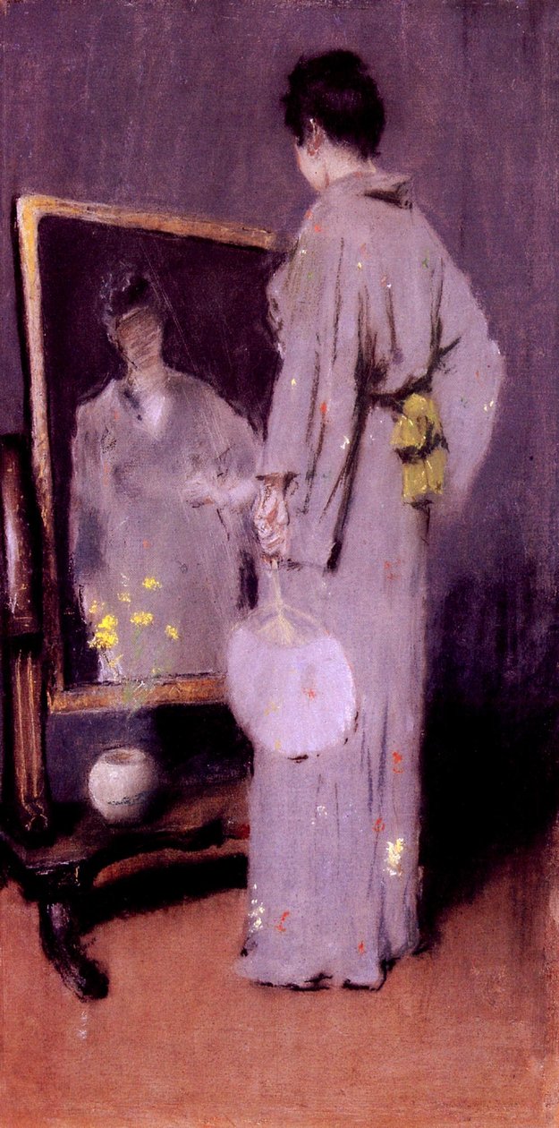 WC -t készít alkotó: William Merritt Chase