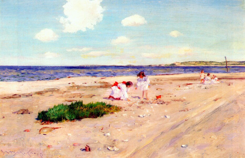 Shell Beach, Shinnecockn alkotó: William Merritt Chase