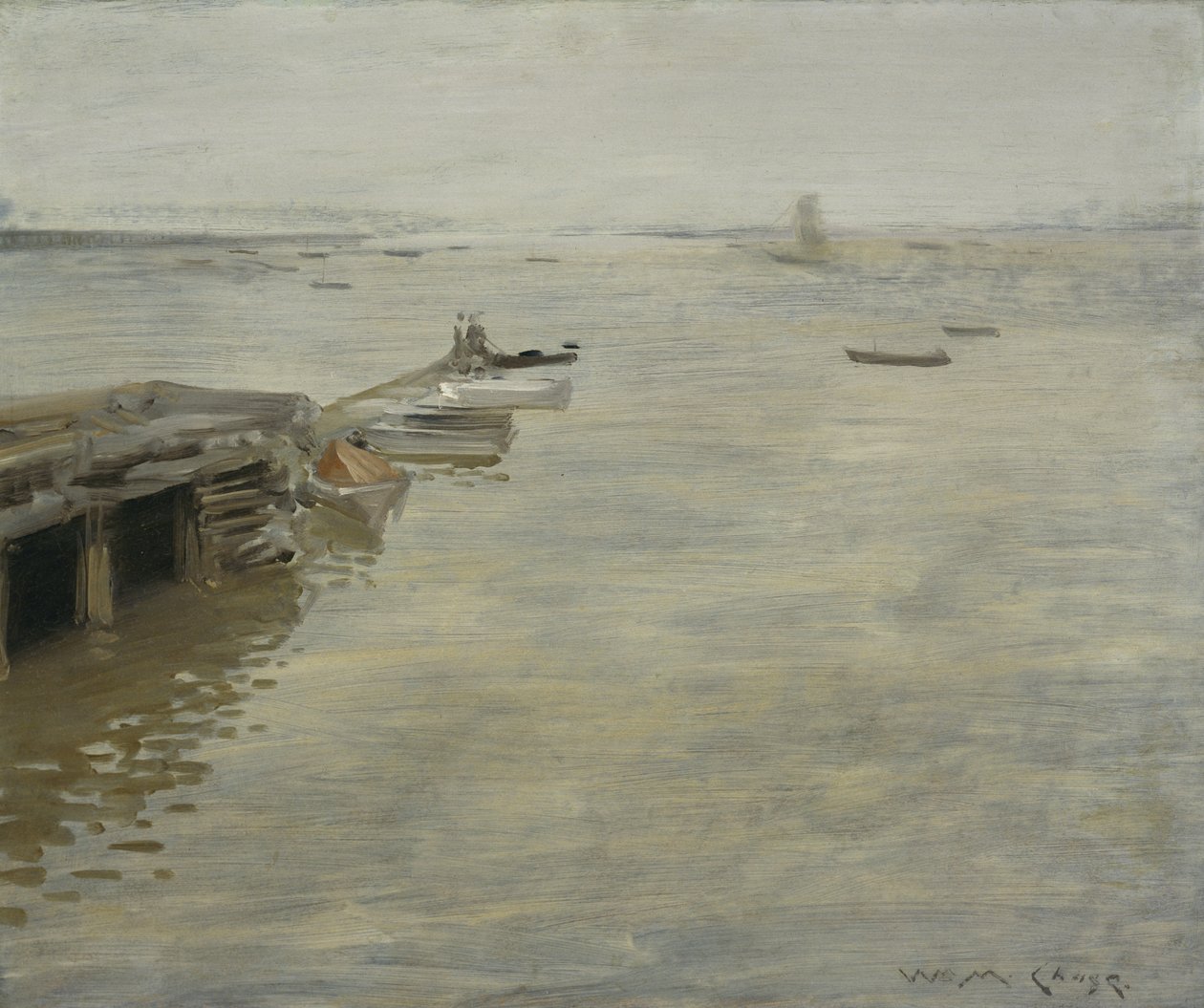 Egy szürke nap, 1886 alkotó: William Merritt Chase