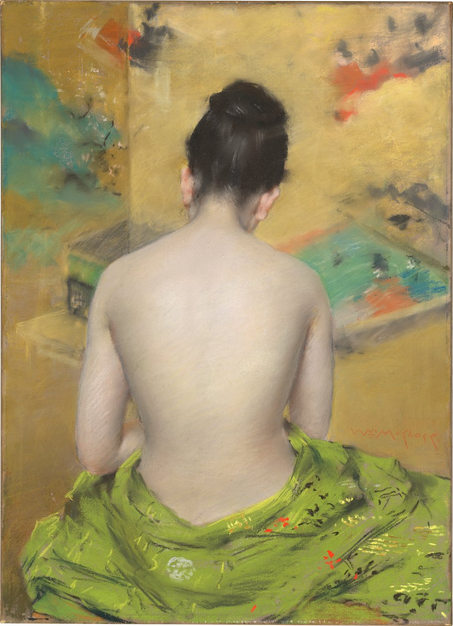 Egy akt alkotó: William Merritt Chase