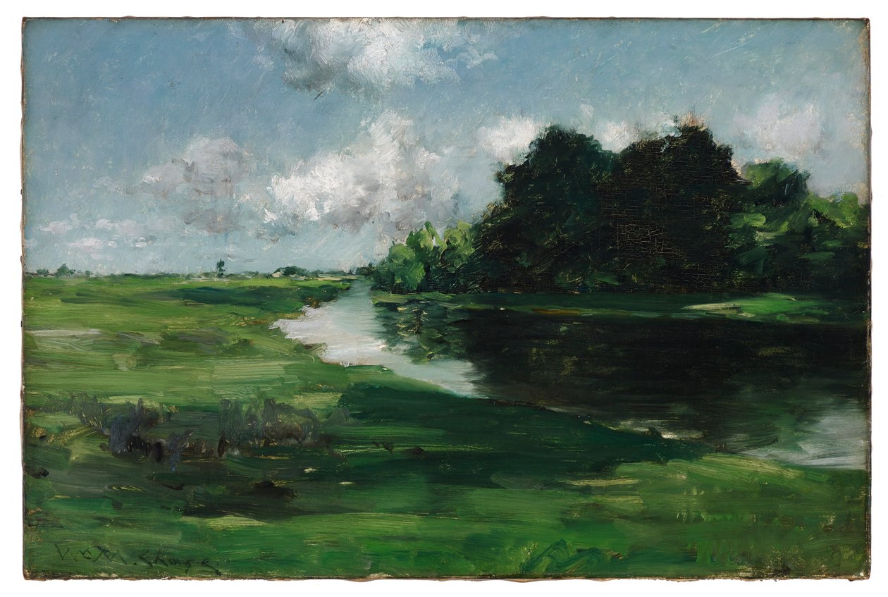 Long Island -i táj eső után alkotó: William Merritt Chase