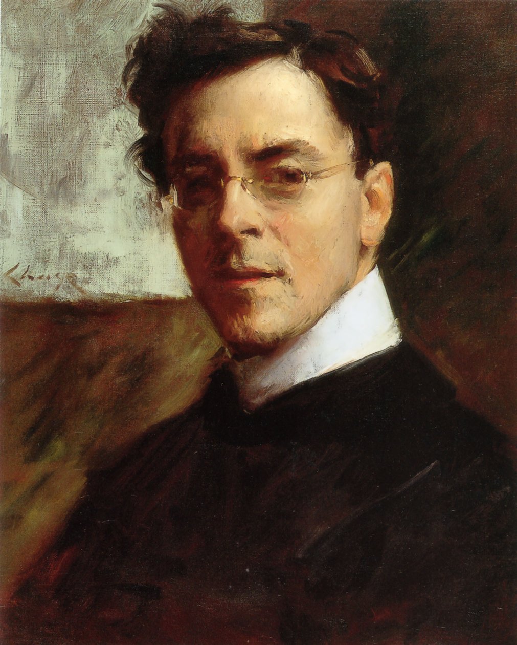Louis Betts arcképe alkotó: William Merritt Chase