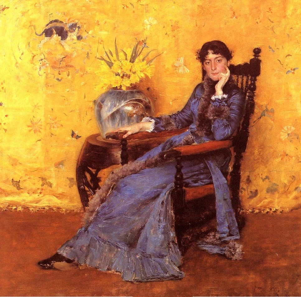 Miss Dora Wheeler portréja alkotó: William Merritt Chase