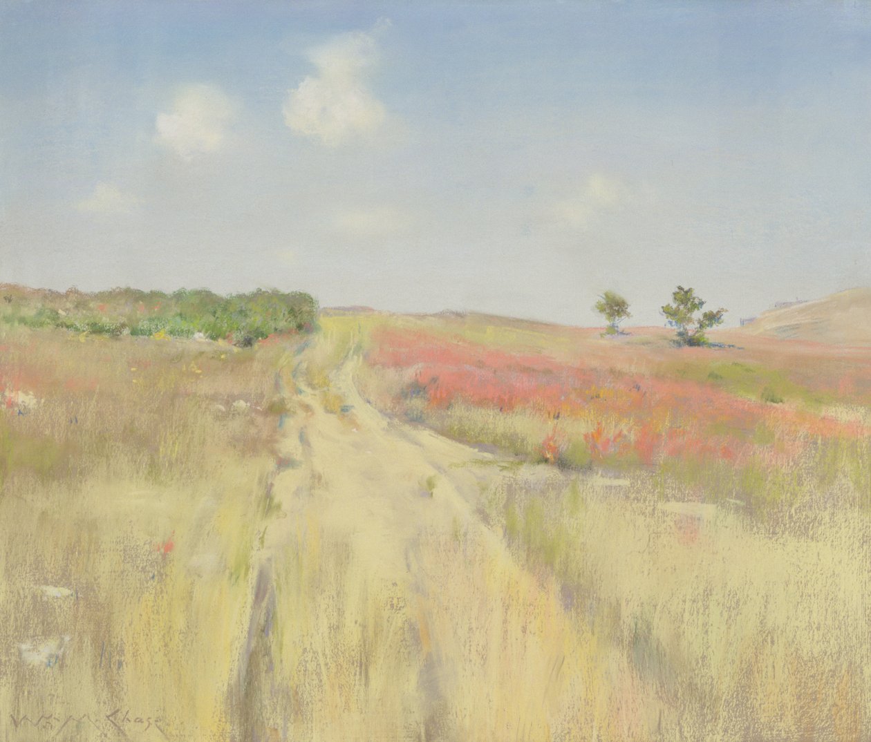 Shinnecock Hills (pasztell) alkotó: William Merritt Chase