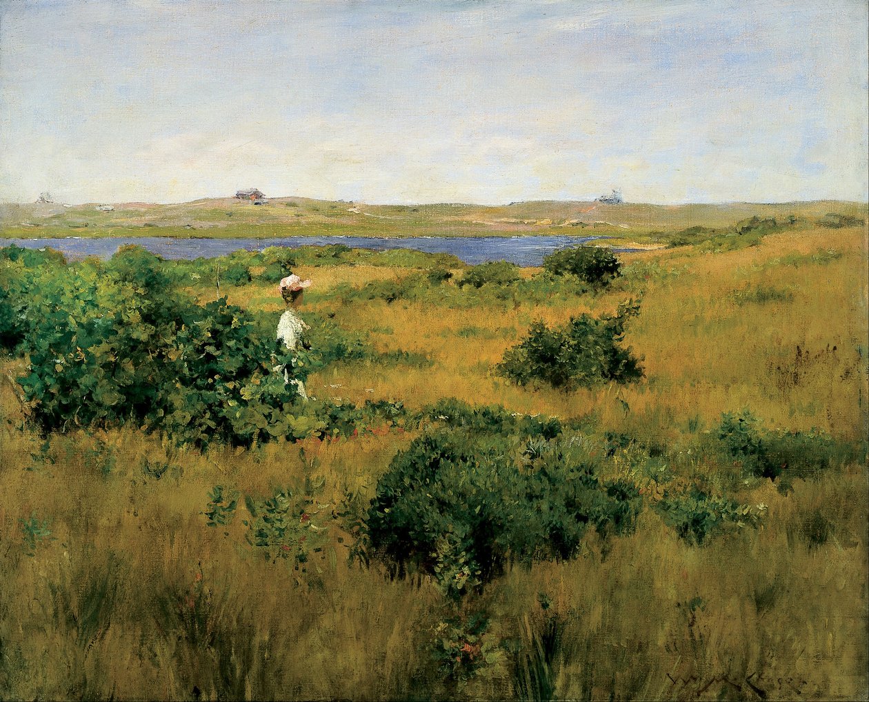 Nyár a Shinnecock Hillsben alkotó: William Merritt Chase