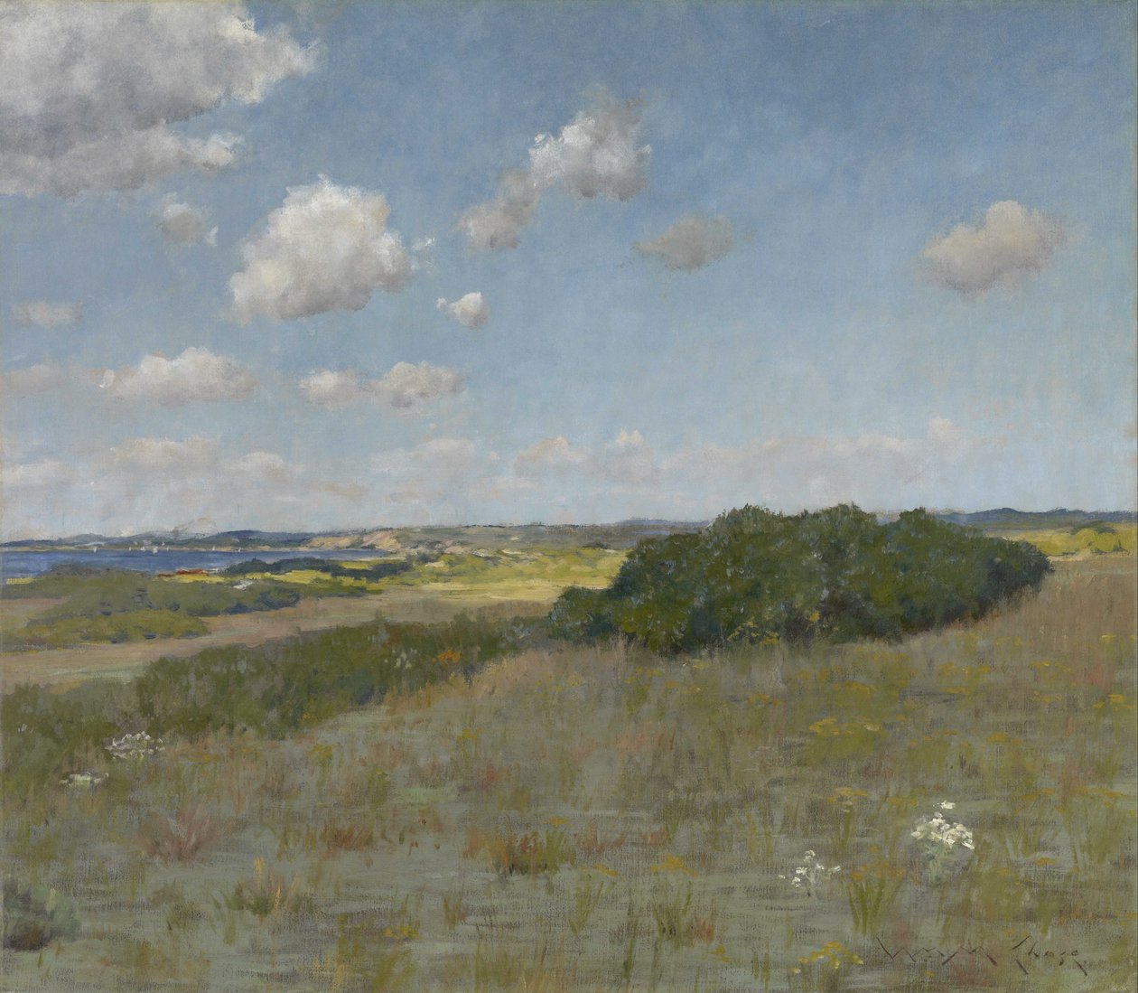 Napfény és árnyék, Shinnecock Hills alkotó: William Merritt Chase