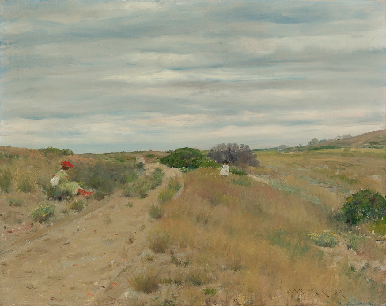 A régi homokút alkotó: William Merritt Chase