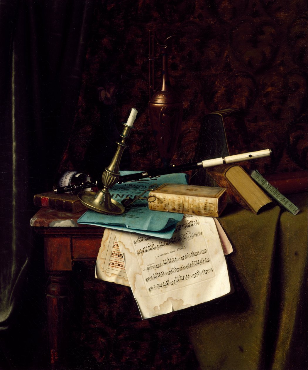 Az utolsó nyári rózsa alkotó: William Michael Harnett