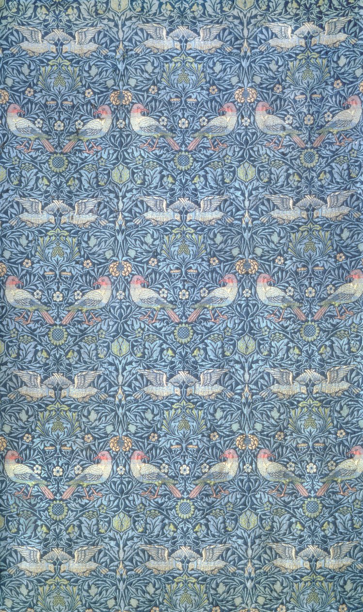 Bird, gyártó: Morris & Co., 1878 (szőtt dupla gyapjúszövet) (lásd még: 76782) alkotó: William Morris