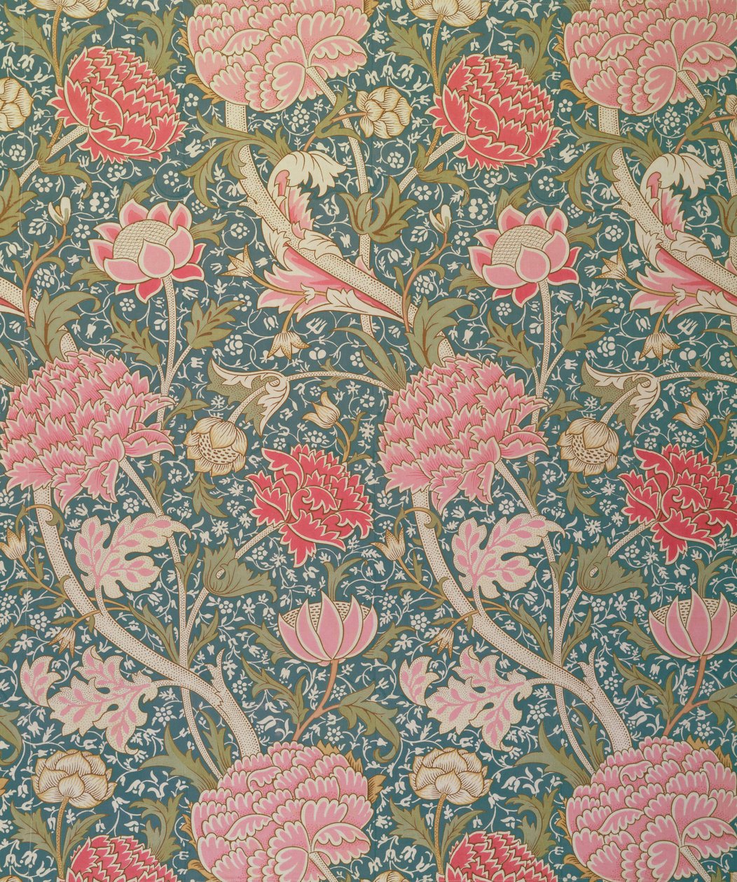 "Cray", 1884 (nyomott pamut) alkotó: William Morris