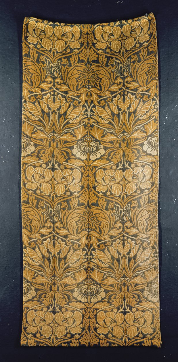 Függöny tulipán és rózsa kivitelben (textil) alkotó: William Morris