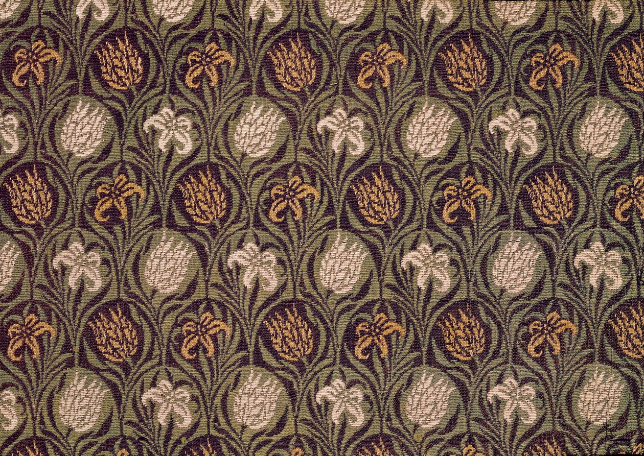 Az Ingrain szőnyeg töredéke, 1870 körül (gyapjú) alkotó: William Morris