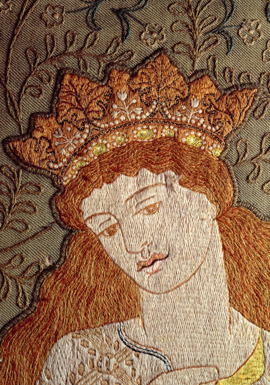 Illusztráció Geoffrey Chaucer „Jó nők legendája” c. 1875-ből (szőttes) alkotó: William Morris