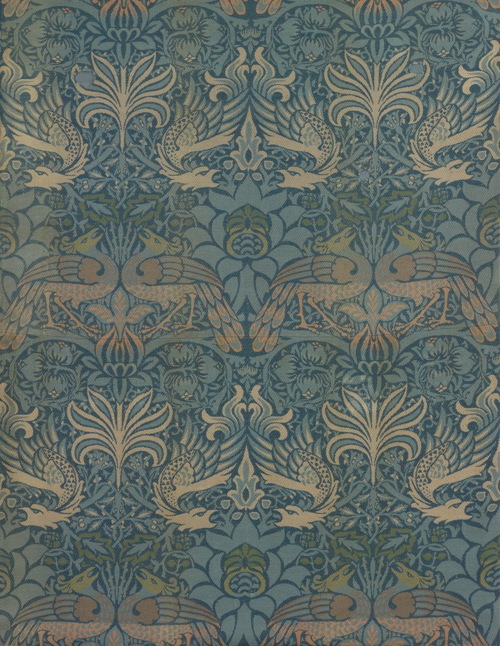 Páva és sárkány címmel alkotó: William Morris