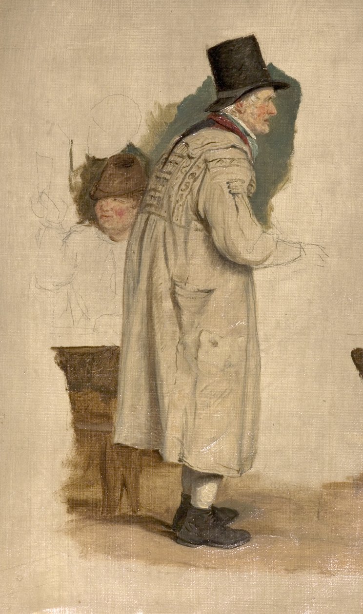 Egy öregember smockban alkotó: William Mulready
