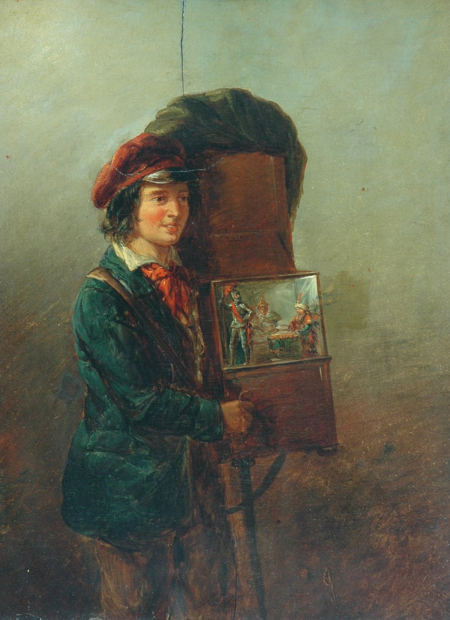 Az orgonacsiszoló alkotó: William Mulready