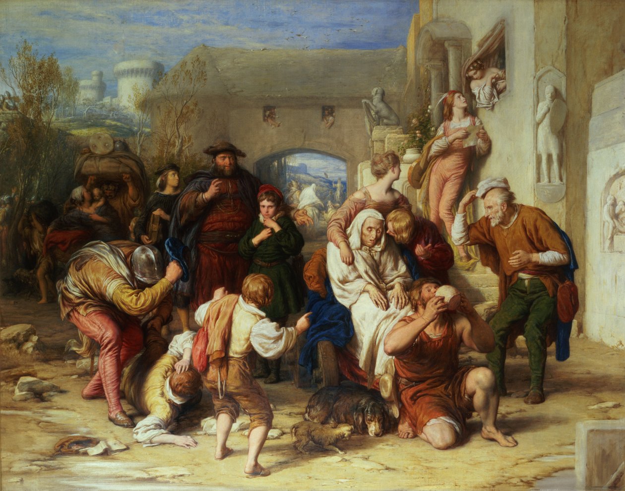 Az ember hét kora, 1835-1838 (olaj) alkotó: William Mulready