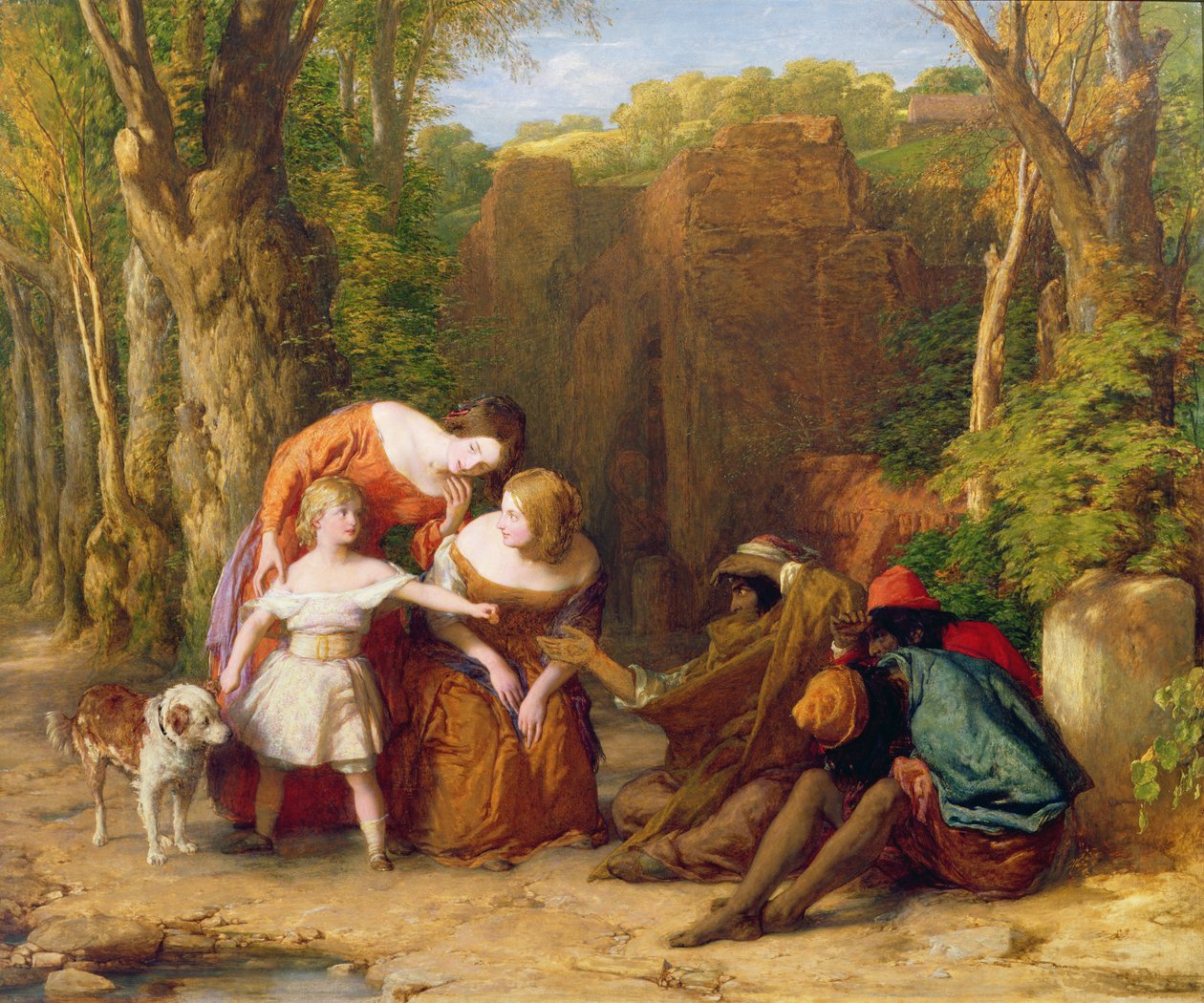 Neveld a gyereket a neki megfelelő módon... (olaj) alkotó: William Mulready