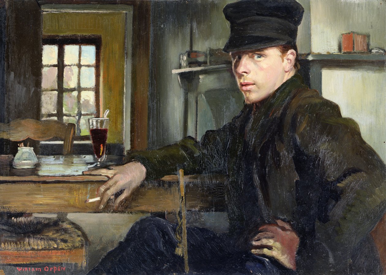 Keserű Curacao, 1900 (tábla) alkotó: William Orpen