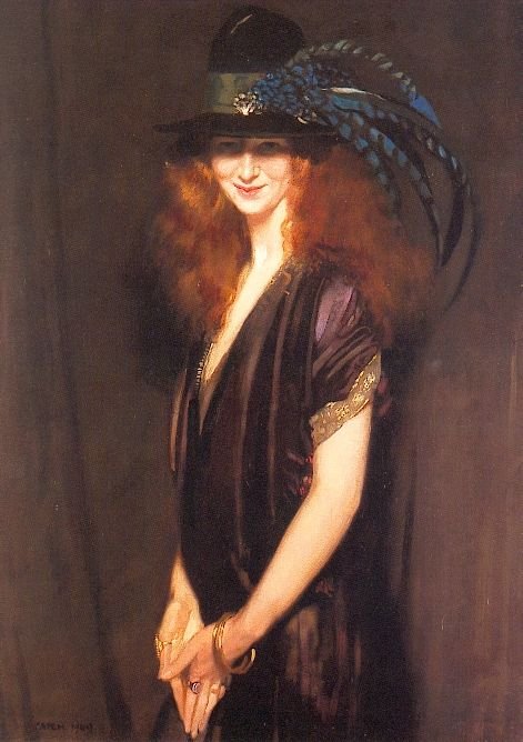 Bridgit - Miss Elvery Beatrice Elvery képe alkotó: William Orpen