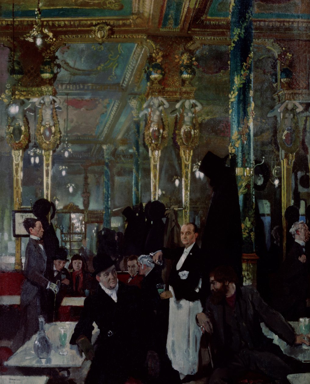 Cafe Royal, London, 1912 alkotó: William Orpen