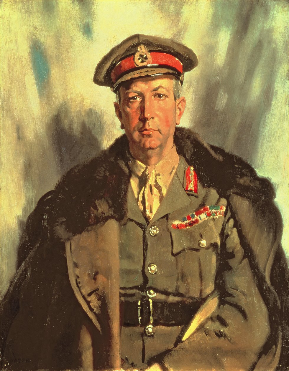 Sir A.W. Currie altábornagy (1875-1933) 1918 körül alkotó: William Orpen